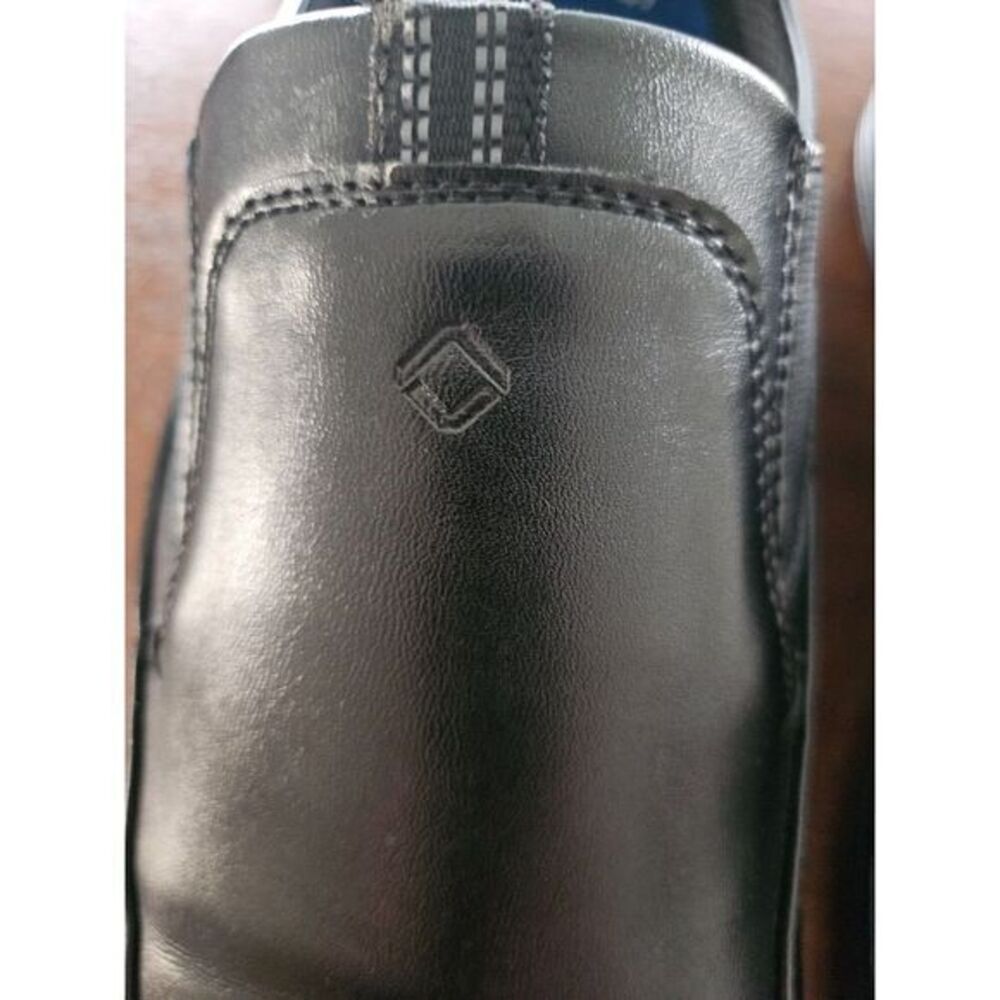 Nunn Bush Wade Work Moc Toe Slip-On Shoes, Black, Men's 9.5 - Picture 7 of 9